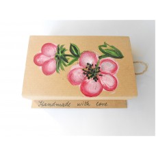 Кутийка за бижута "Розови цветя"